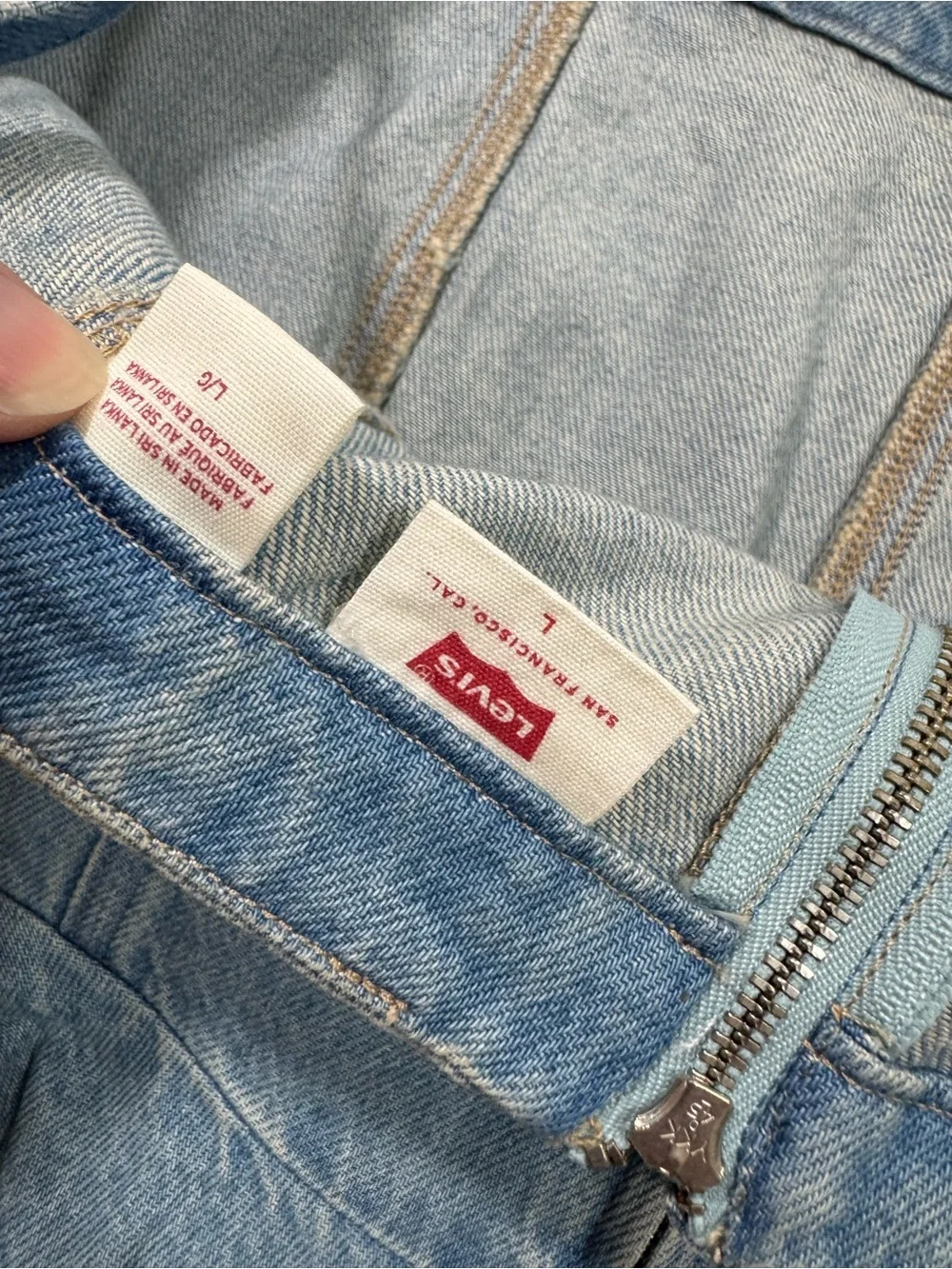Levi’s Anderson Flounce Tank Top Denim